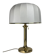 Midcentury Hollywood Regency brass mushroom table lamp Vienna Austria 1960s