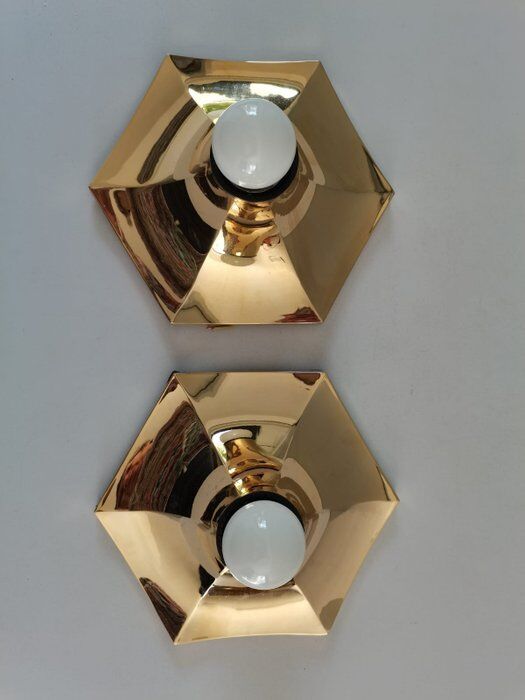 Pair of Italian wall lamps Fosnova - "Cloe"
