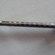 Large Sugar or Ice Pinch 19 cm streaked handle in vintage stainless steel circle