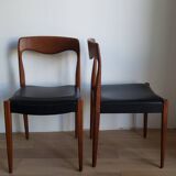 Ensemble de 4 chaises style scandinave