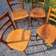 4 60s bistro chairs
