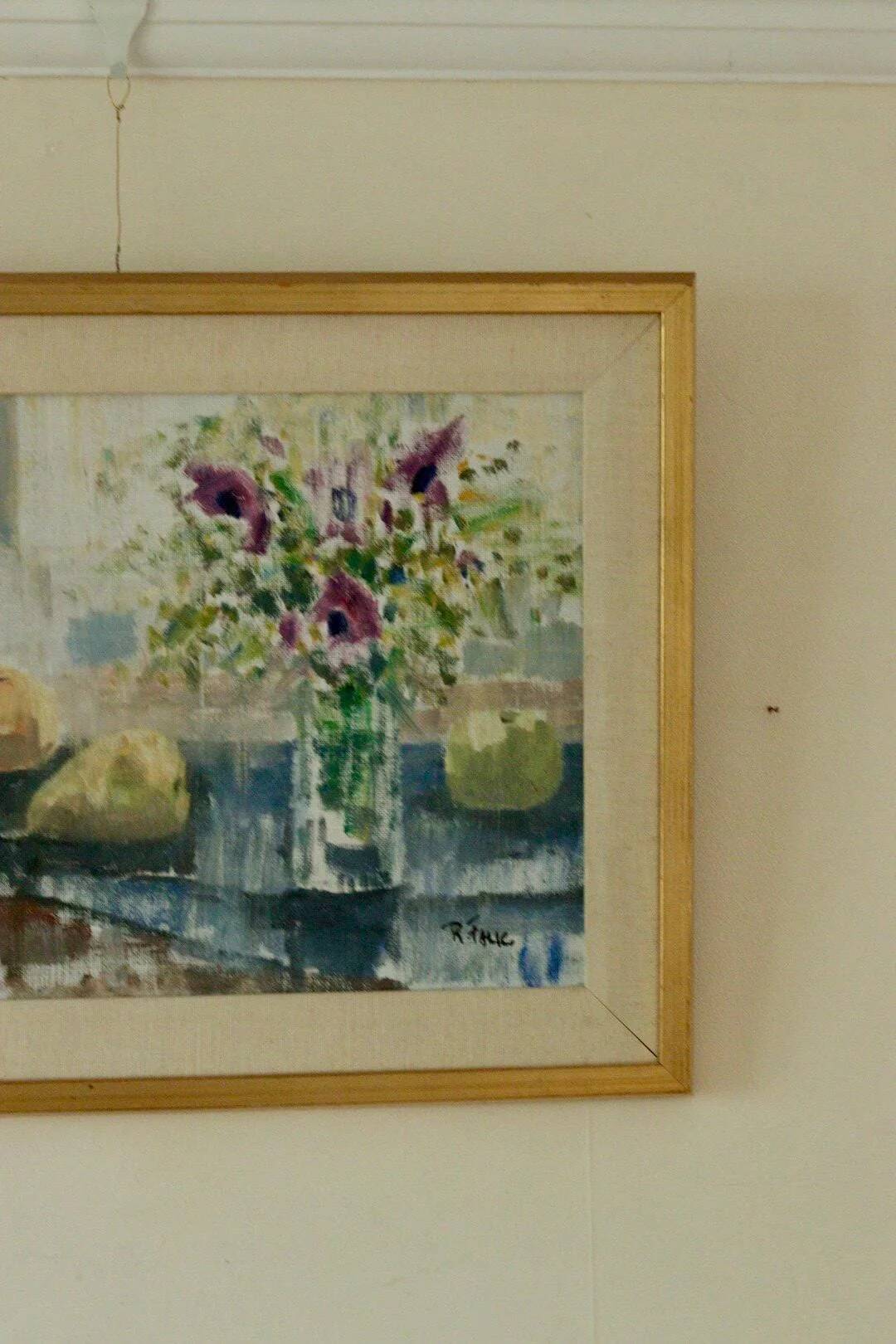 Nature morte aux fleurs violettes de Ragnar Falk