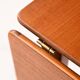 1960s teak desk with drop-leaf extension