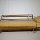 Lit de jour de style mid-century en bois de cerisier par Walter Knoll pour Knoll Antimott, années 1960.