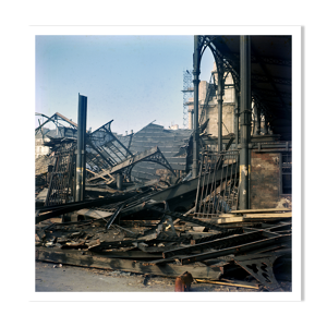 Photographie destruction des Halles