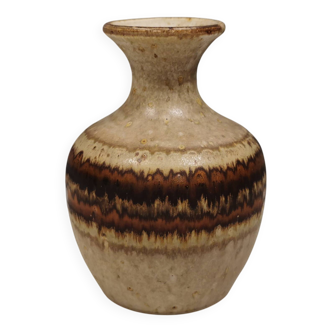 Beautiful vase by HNB in ​​his own workshop 1980s Denmark.