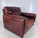 Pair of leather armchairs Roche Bobois