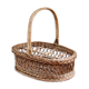 Wicker bottle basket