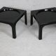 Pair of space age fiberglass coffee tables, Circa 1970