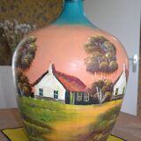 Impressive and rare dame-jeanne.