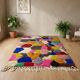 Beni Ouarain rug artisanal – unique contemporary Berber piece
