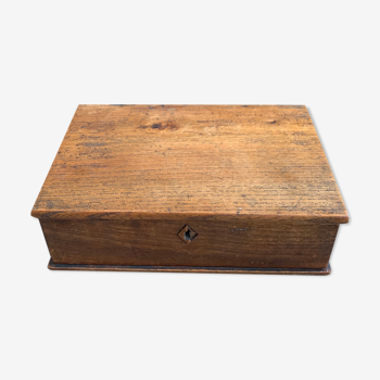 Ancient wooden storage box