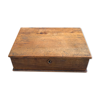 Ancient wooden storage box