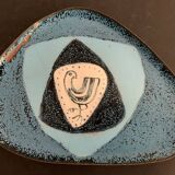 Empty pocket or cup Bernadette Lepinois, Limoges enamels, XXth