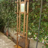 Solid oak wardrobe four vintage hooks