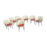7 chaises fauteuils modernistes 70s pop loft Froscher Kg