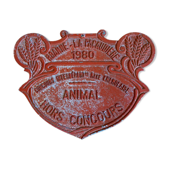 Charolais competition plate