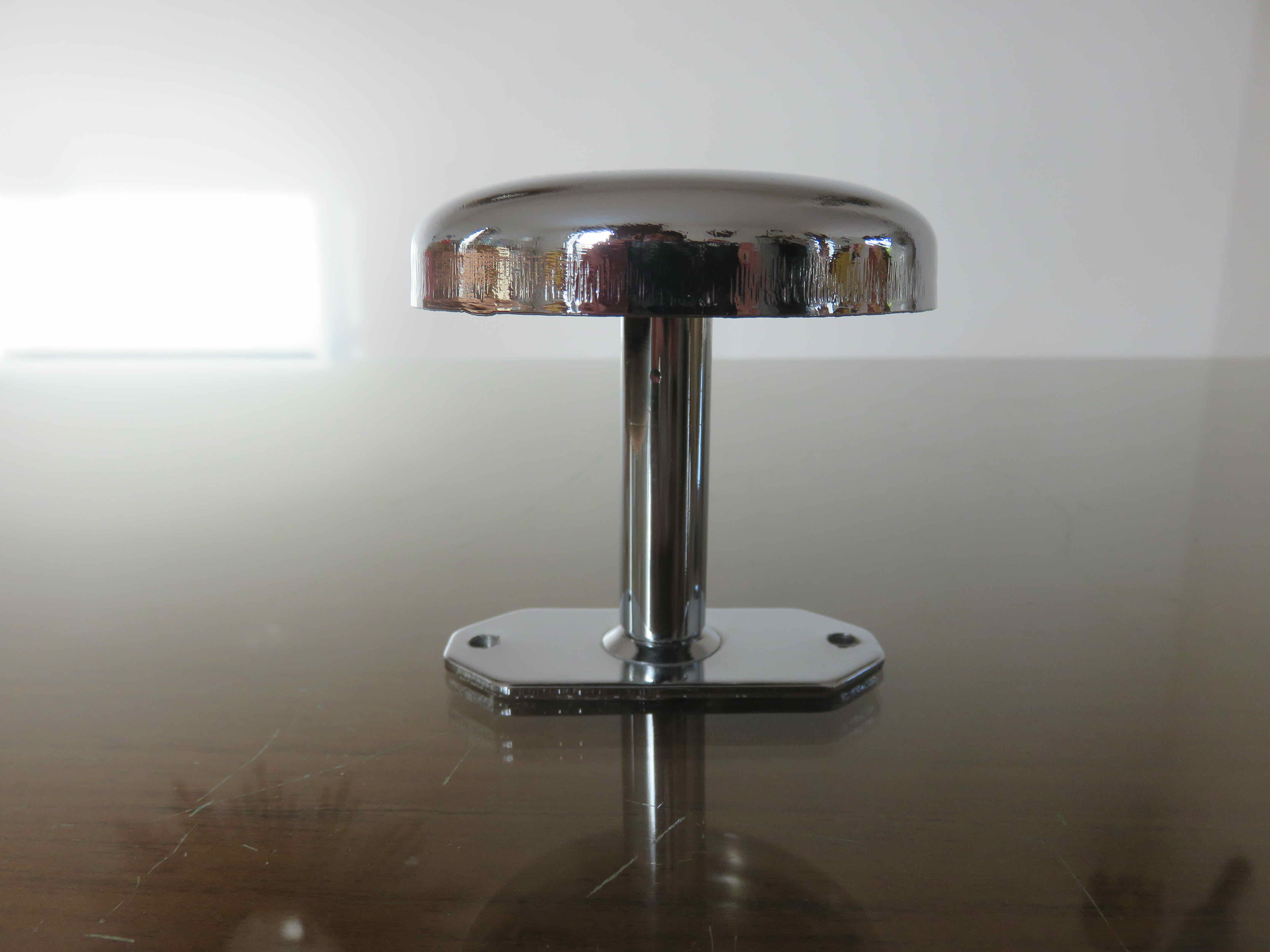 Chrome metal hook 70s