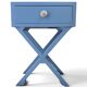 Bedside table, blue side table Farrow & Ball