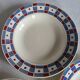 Set of 4 Vincennes earthenware soup plates, Paris.