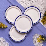 4 assiettes à dessert HBCM