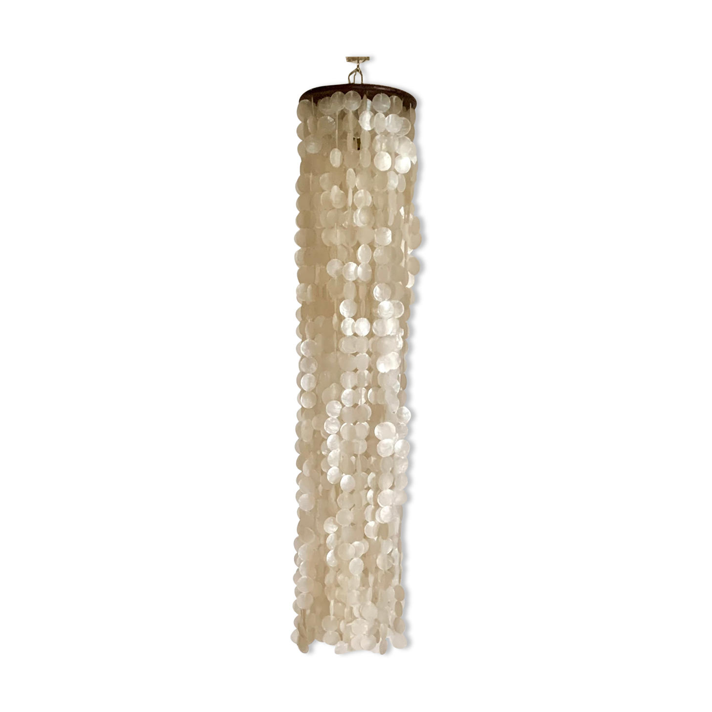 Suspension mother-of-pearl cascade tassel vintage XL