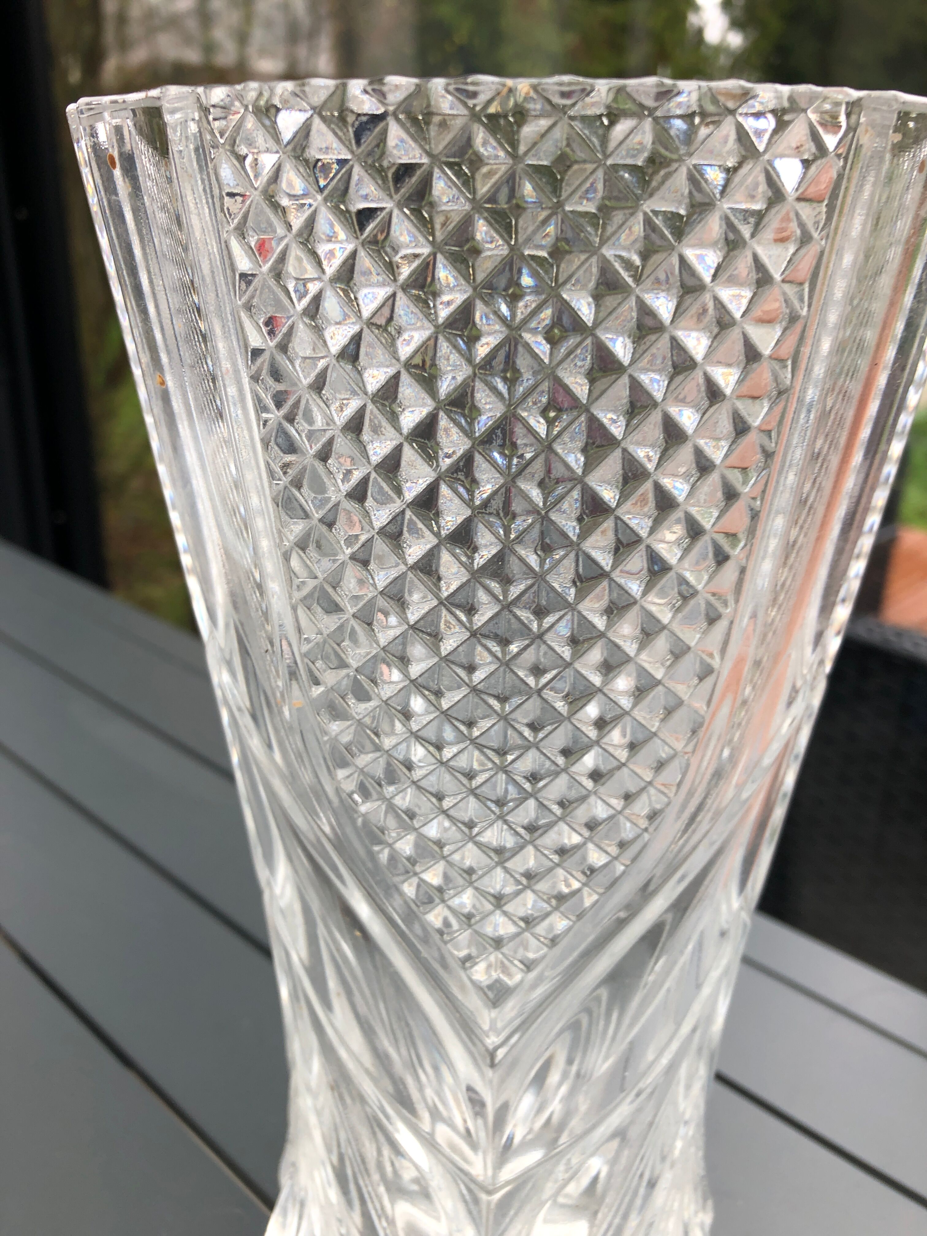 Crystal vase