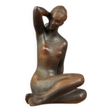 Large Statuette of Act by Bohumil Korda, Czechoslovakia, 1980s