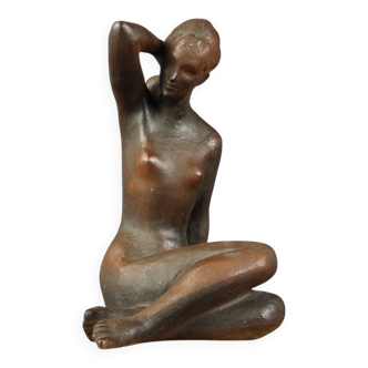Large Statuette of Act by Bohumil Korda, Czechoslovakia, 1980s
