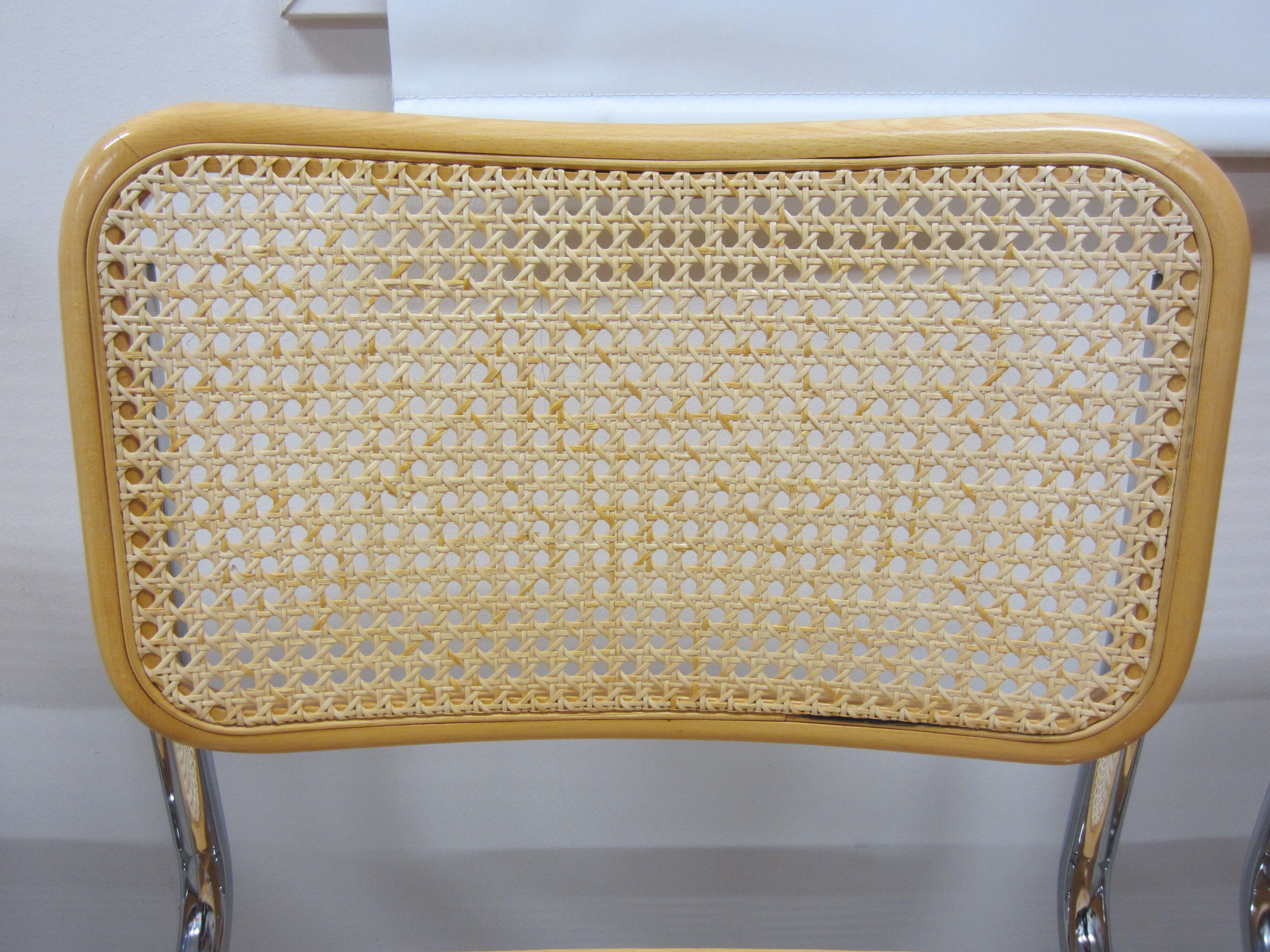 Series of 4 Cesca B32 chairs by Marcel Breuer