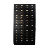 Vintage industrial wooden chest of drawers, apothecary, filling cabinet, 1930s