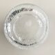 Cendrier en verre soufflé bullé transparent