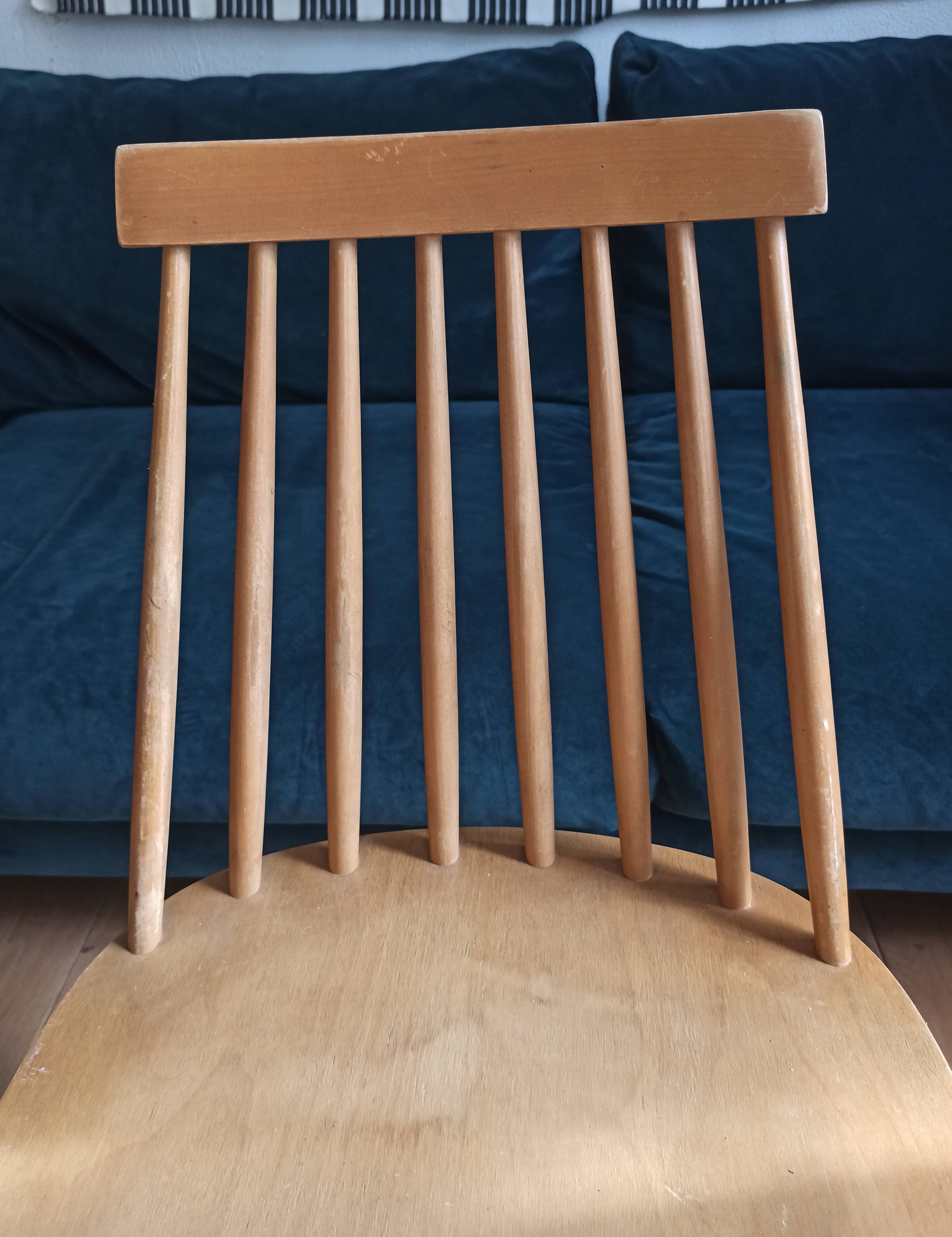 Chaises en bois vintage Ikea 1960