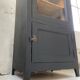 Old black storage window