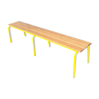 Vintage school bench from the 80s/90s