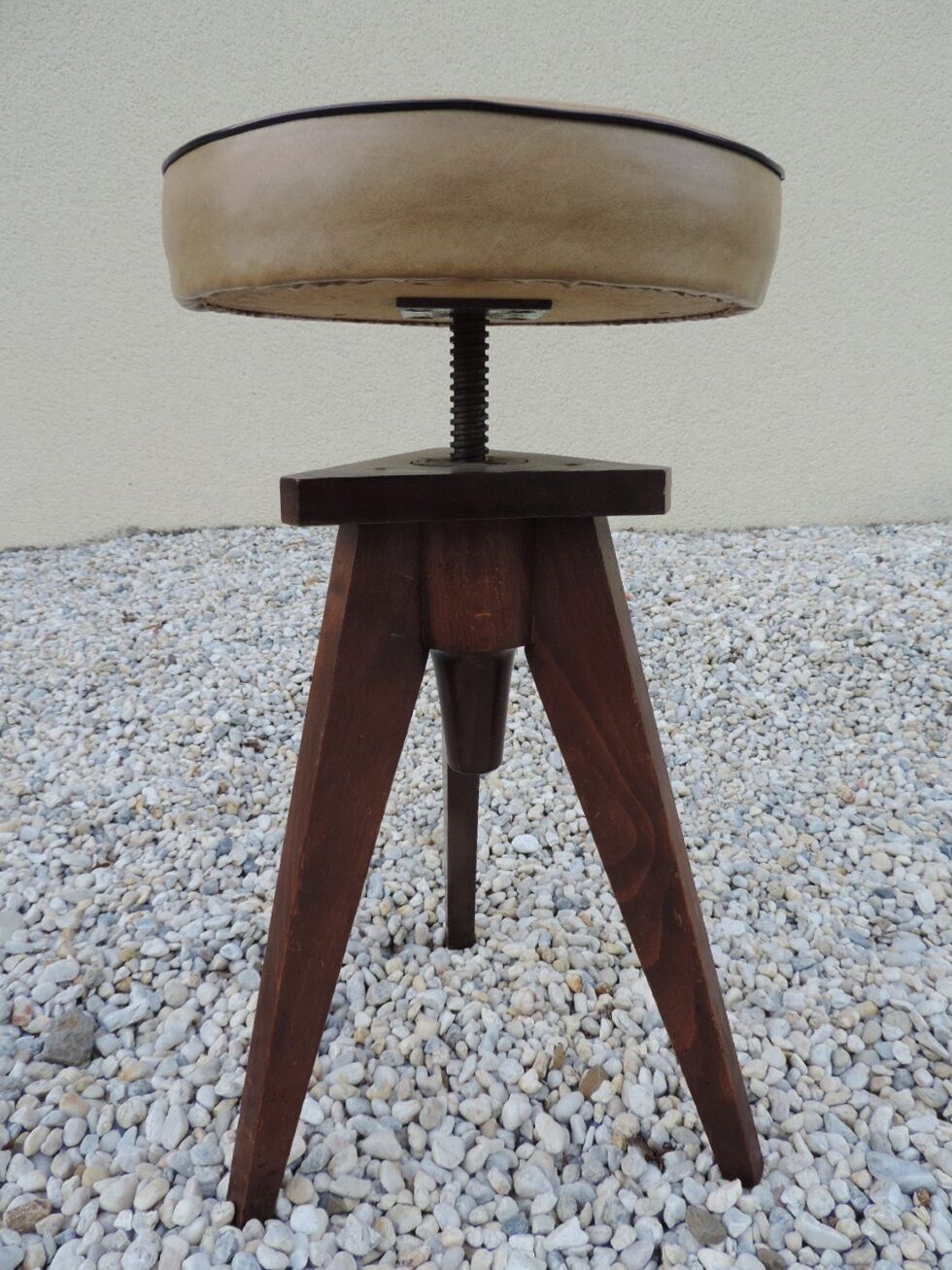 Vintage piano stool
