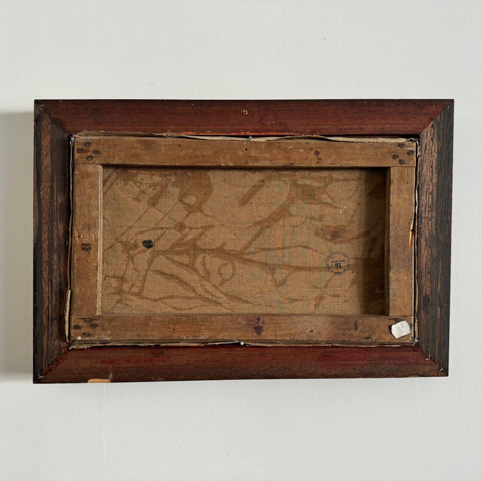 Oil on canvas depicting a rocky coast from the early 20th century