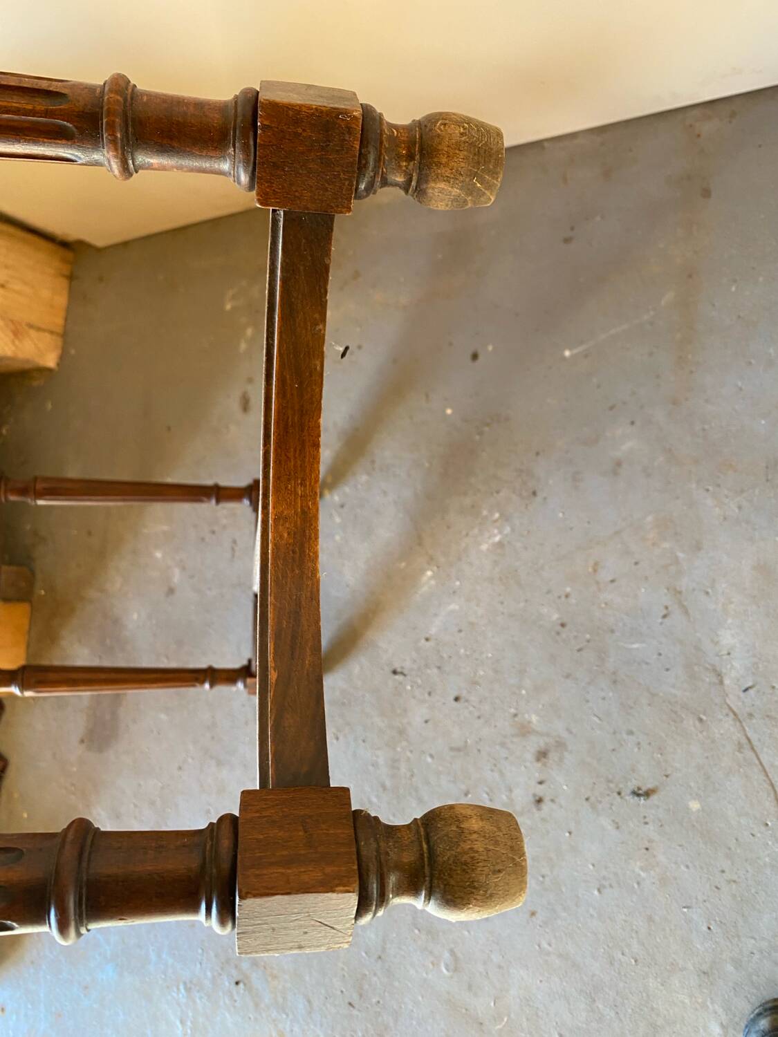 Louis XVI style 2-seater caned piano bench