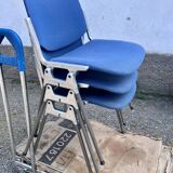 Série de 40 chaises de G. Piretti pour Castelli Anonima Castelli, Italie, années 1970