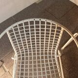 4 iron armchairs, design