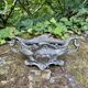 Antique silver planter