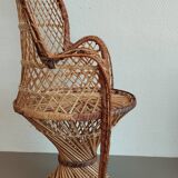 Mini fauteuil osier