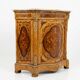Low buffet in marquetry from the mid-20th century.