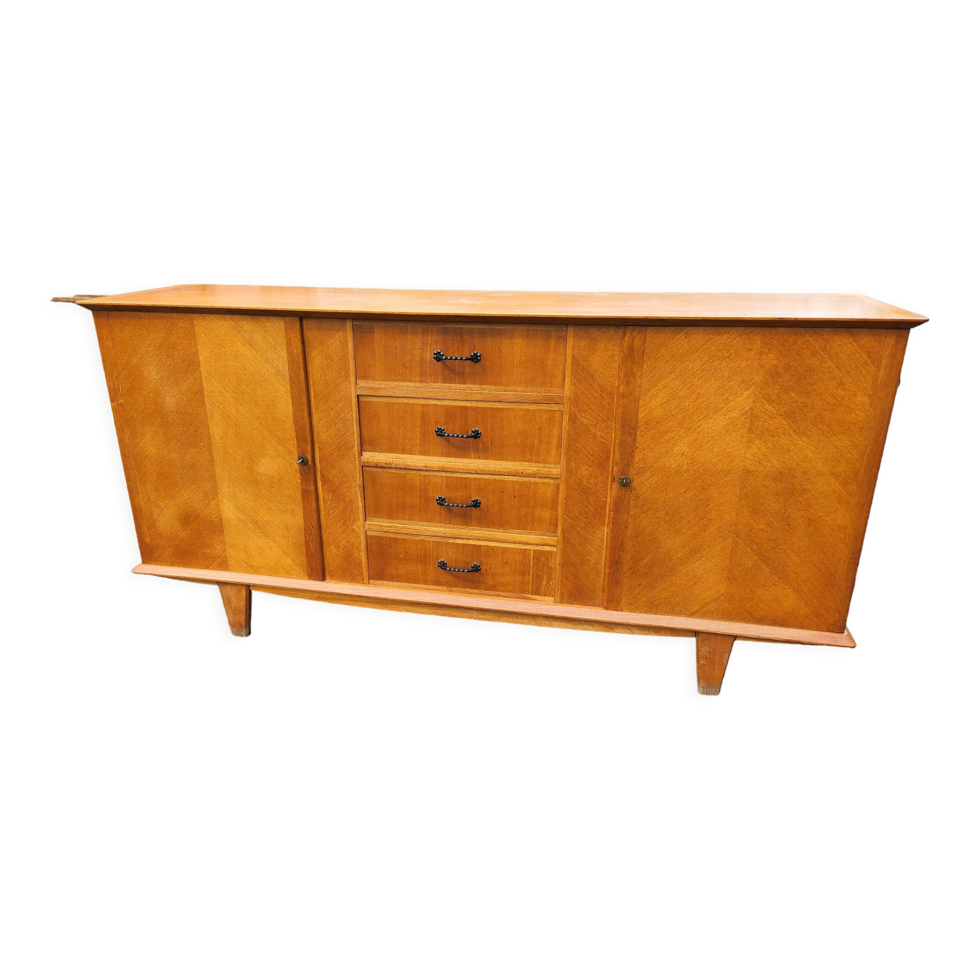 Light oak vintage sideboard