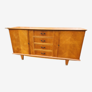 Buffet enfilade vintage chêne clair