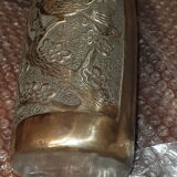 Gilded bronze vase
