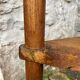 Solid wood corner shelf