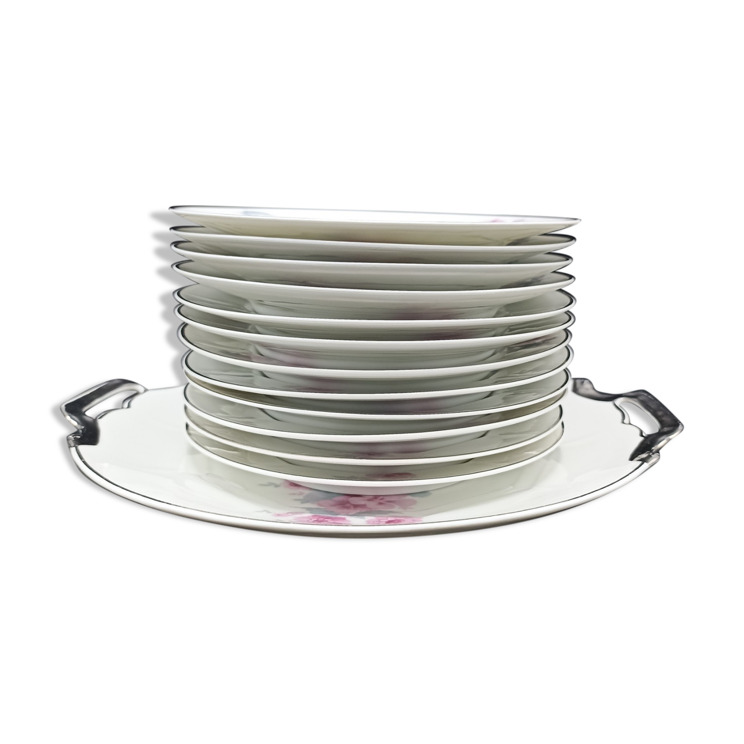 Service à gâteau André Giraud art deco
