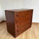 Teak chest of drawers
