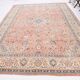 Tapis persan classique rose et bleu 9x12, 280x382 cm